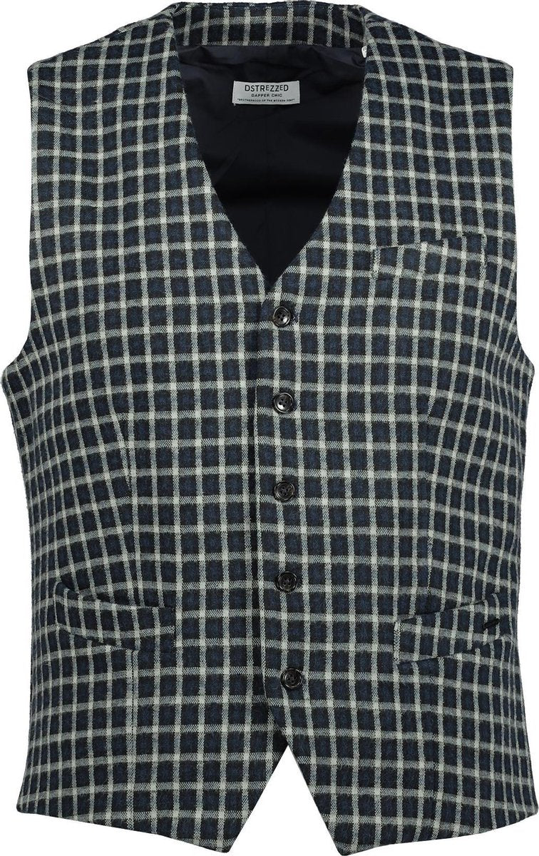 Dstrezzed Gilet - Slim Fit - Blauw - L