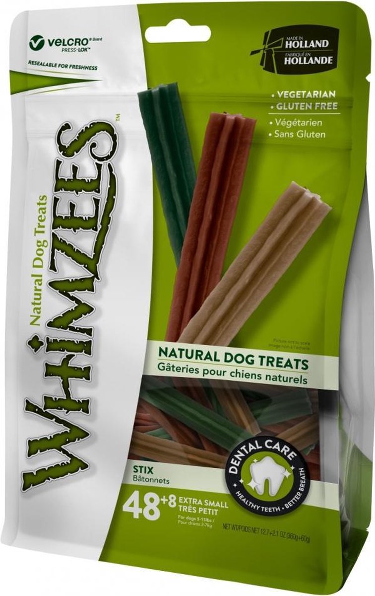 Whimzees Stix Hondensnack - 8 cm - 48 Stuks
