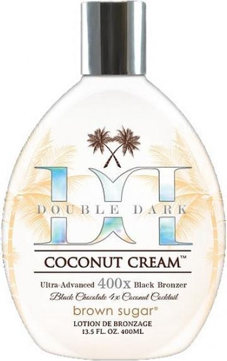 BROWN SUGAR Double Dark Coconut Cream Zonnebankcreme 400X Bronzers - 400 ml