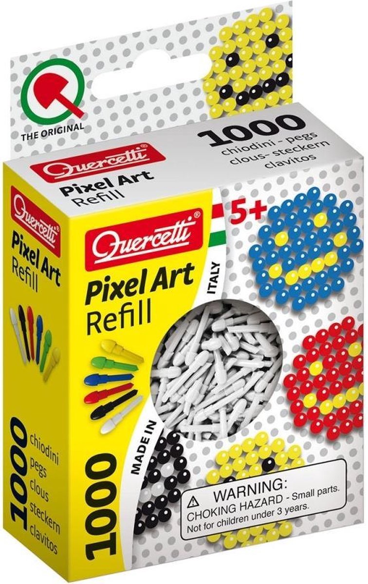 Quercetti Pixel Art Navulling Wit