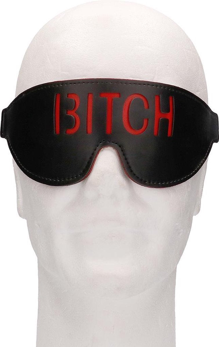Ouch! Blindfold - BITCH - Black - Masks -