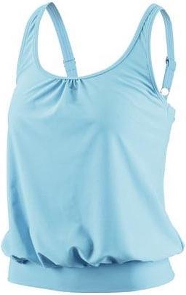 Beco Tankini Top C-cup Dames Polyamide/elastaan Turquoise Maat 36