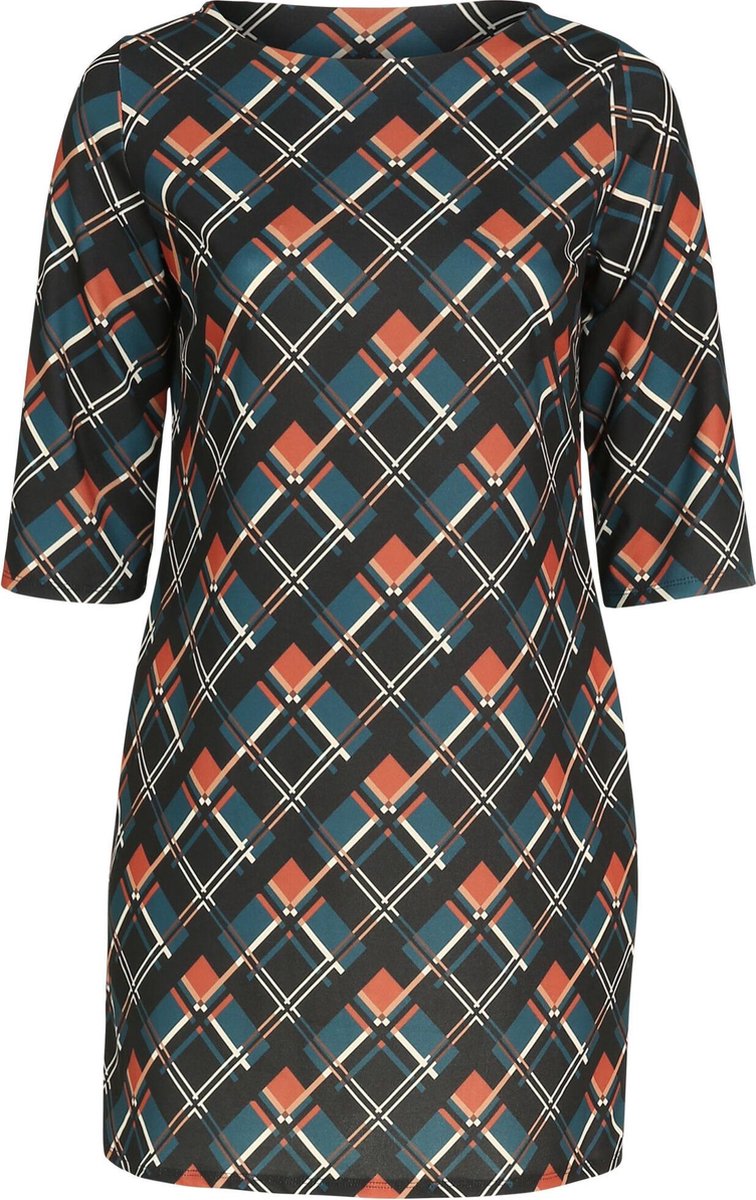 Jurk met geometrische print