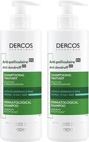 Vichy Dercos Anti-roos Shampoo voor normaal tot vet haar - 2x390ml