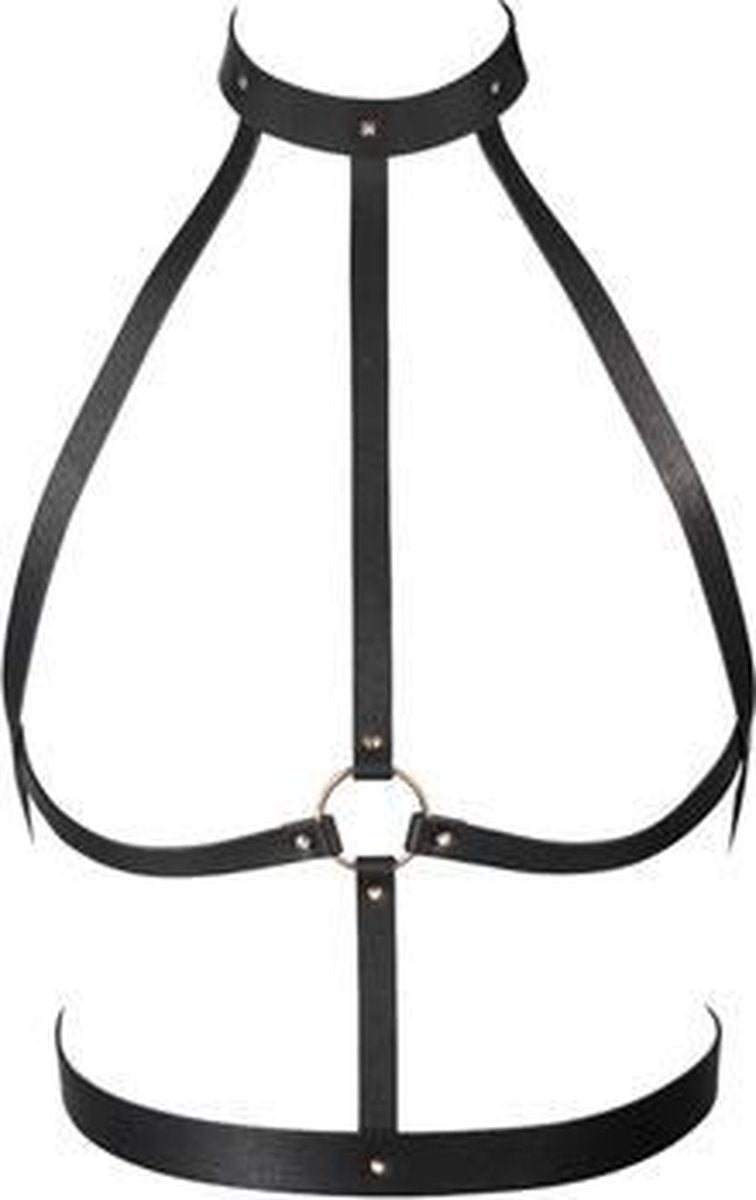 MAZE Body Bondage Harnas - BDSM - Bondage - Zwart - Discreet verpakt en bezorgd