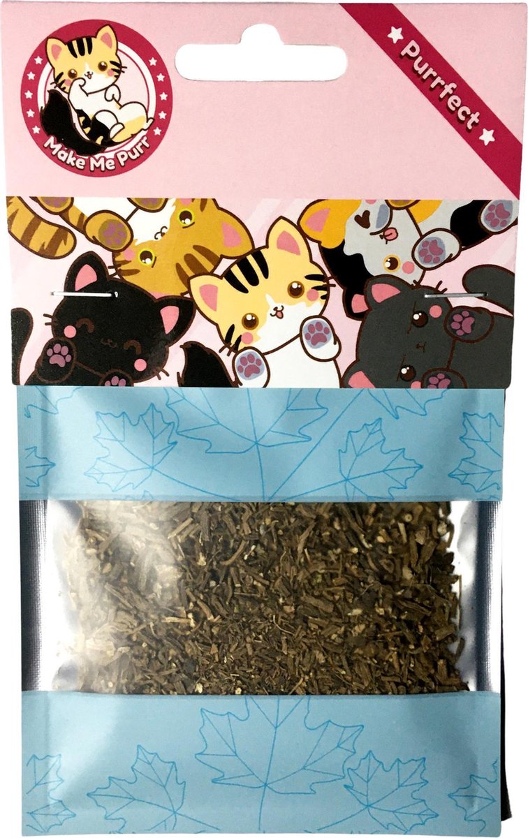 Make Me Purr Valeriaan (25 gram) - Kattenkruid Kattensnack Kattensnoepjes - Matatabi / Catnip Effect