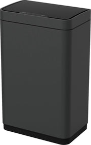 4cookz® Iowa Matt Stainless sensor prullenbak - 50 Liter - mat Grijs