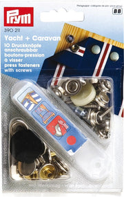 Prym Yacht en caravan Naaivrijedrukknopen 15mm - 10 Stuks