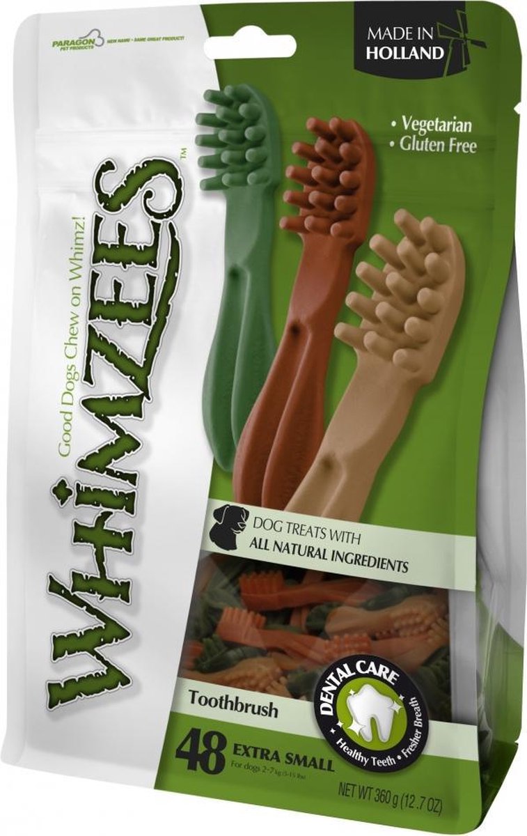Whimzees tandenborstel star 48st XS/6
