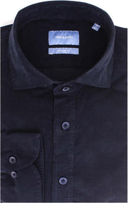 Overhemd corduroy navy - Tailored Fit