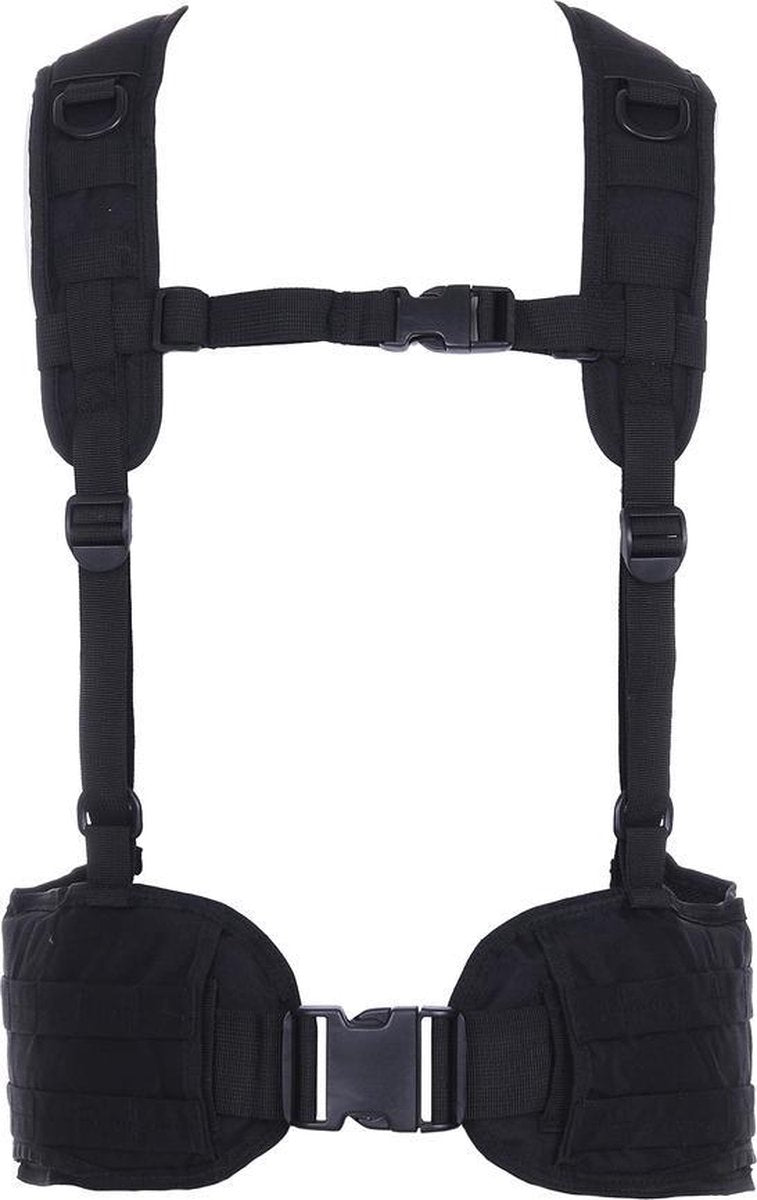 101inc Tactical belt with harnas zwart