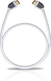 HDMI Cable [1x HDMI plug - 1x HDMI plug] 1.70 m White Oehlbach SHAPE MAGIC