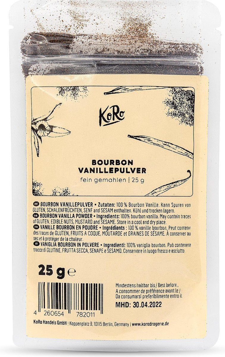 KoRo | Bourbon vanillepoeder | 25 g