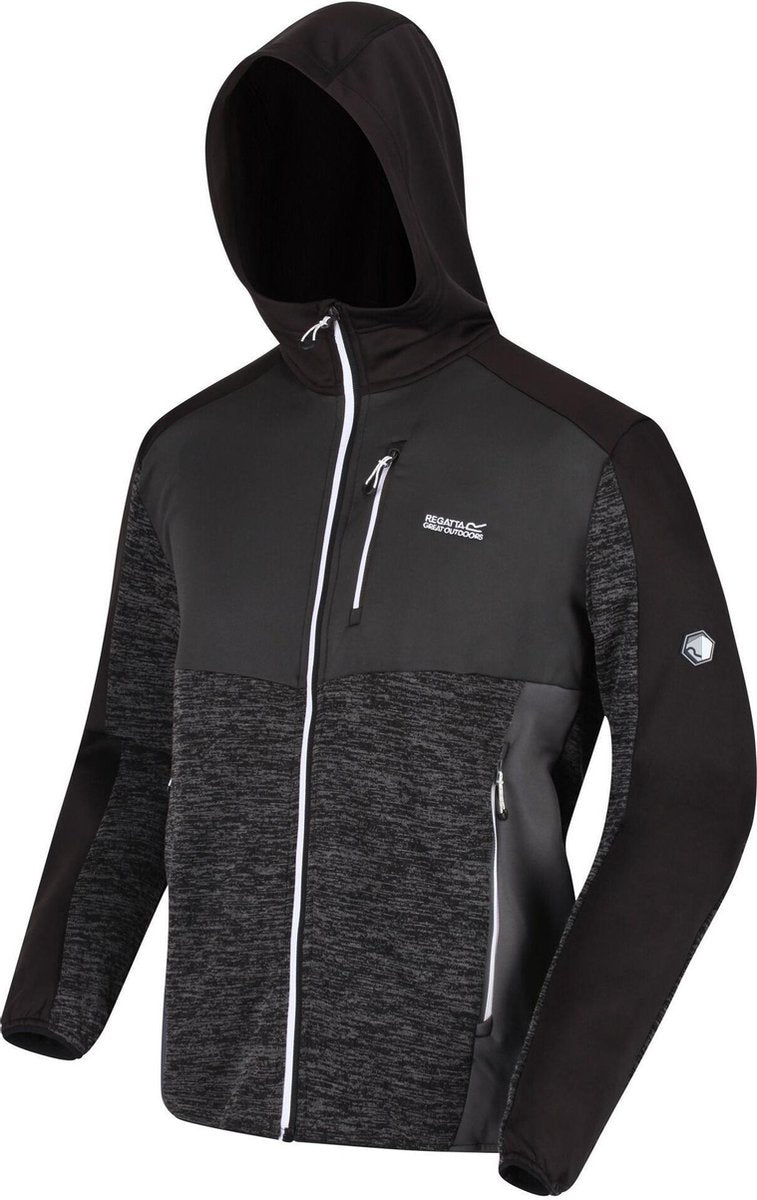 Regatta Fleecejack Cadford Heren Polyester Zwart Maat Xxl