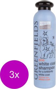 Greenfields Hondenshampoo Witte Vacht - Hondenvachtverzorging - 3 x 250 ml