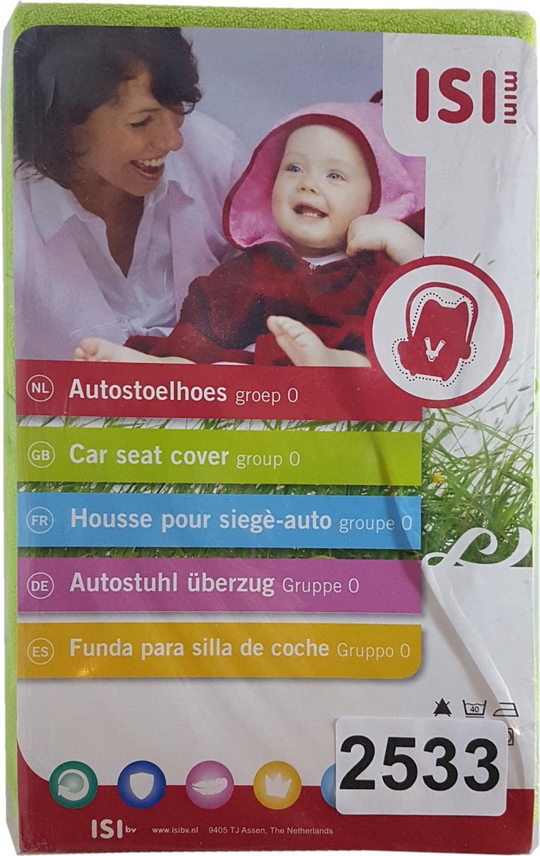 ISI Mini autostoelhoes - Groep 0 - Groen