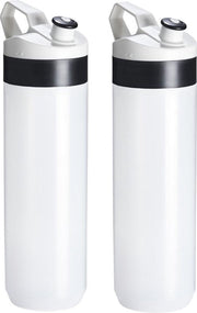 Tacx Bidon Fuse Zwart transparant wit 2 stuks - sportbidon -