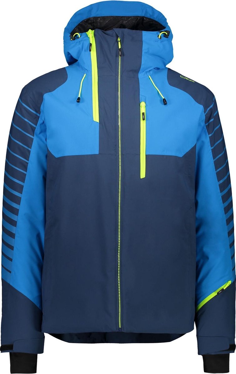 CMP Wintersportjas - Maat 52  - Mannen - donkerblauw/blauw/groen