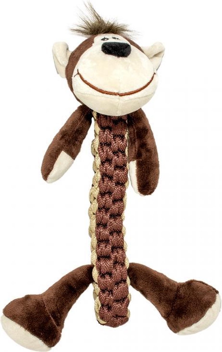 Duvo+ Zoo friends martin aap stick Bruin 32x22x10cm