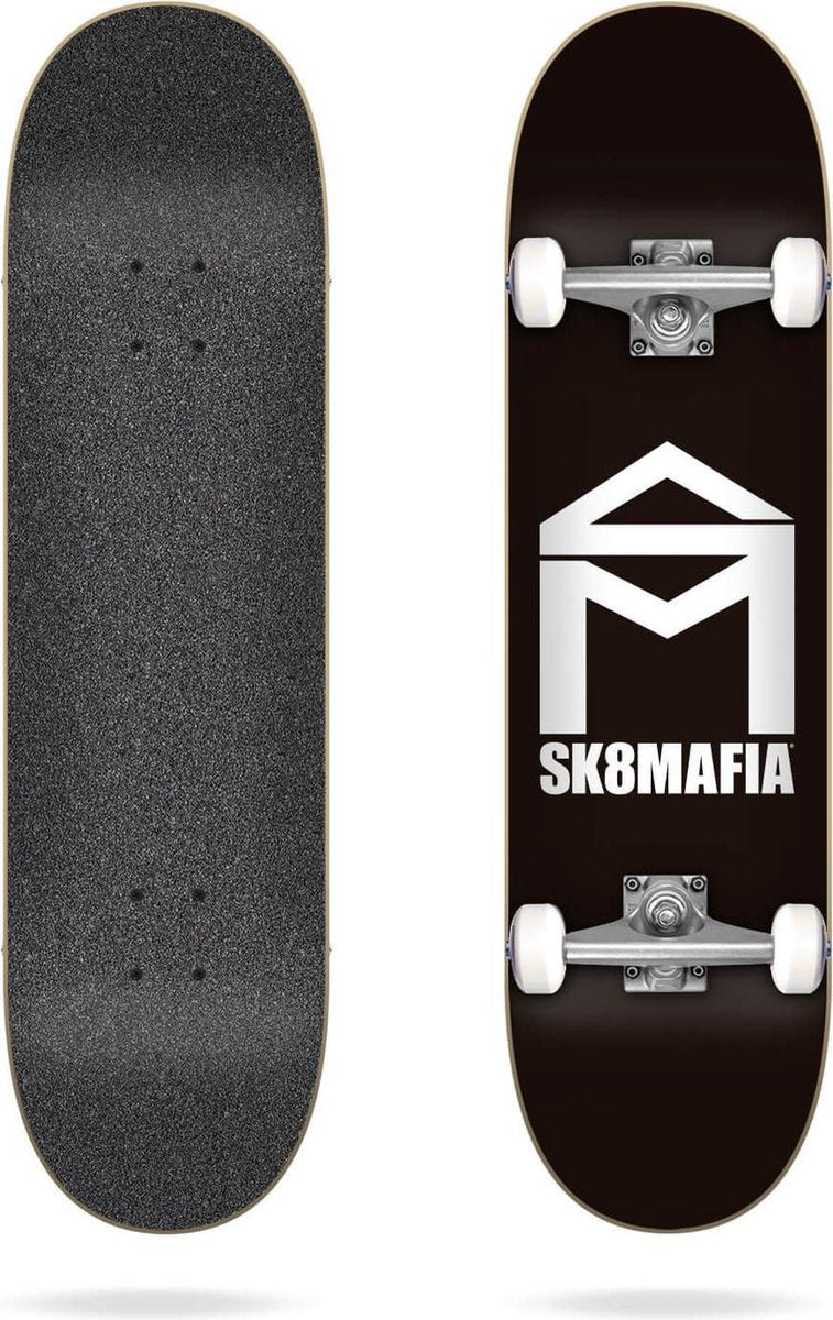 Sk8Mafia House Logo black 7.75 compleet skateboard