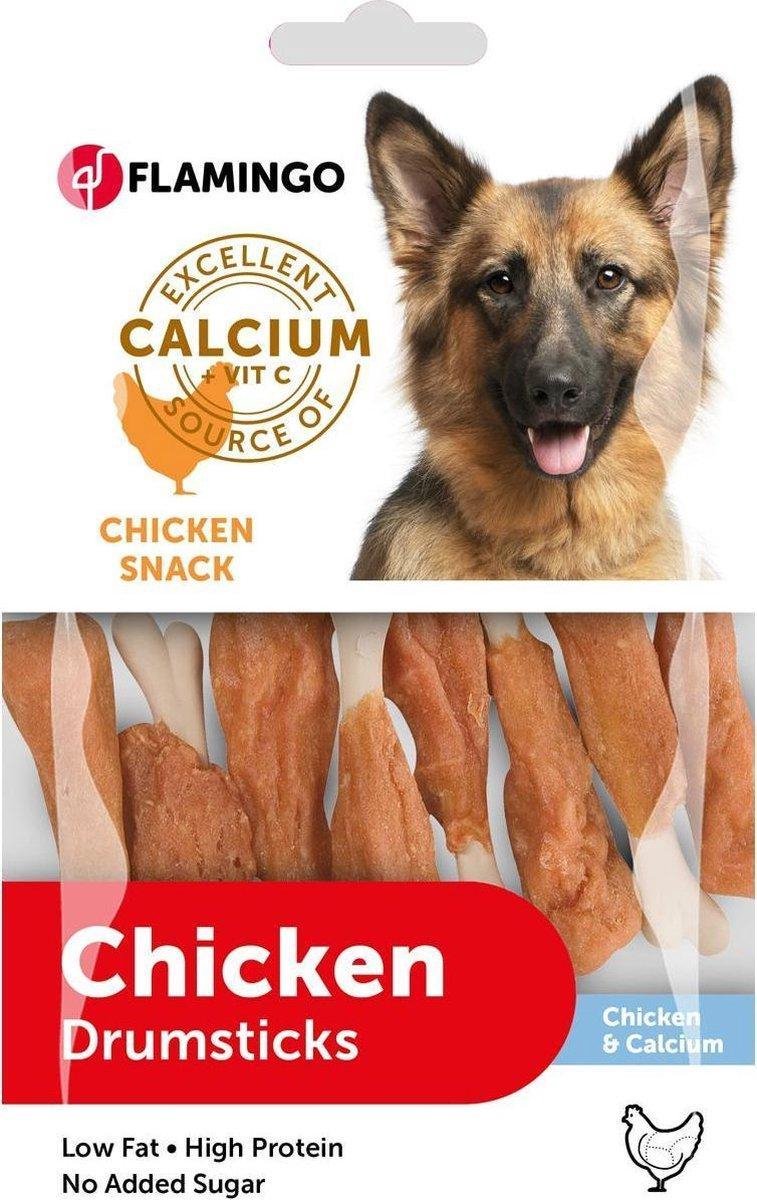 Flamingo hondensnack Chick'n snack - calcium bone 85 gr.