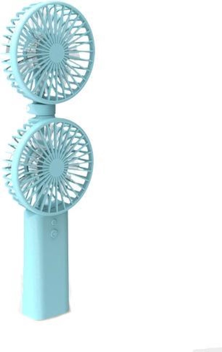 Draagbare handventilator Office Desktop Multifunctionele opvouwbare dubbele kleine ventilator