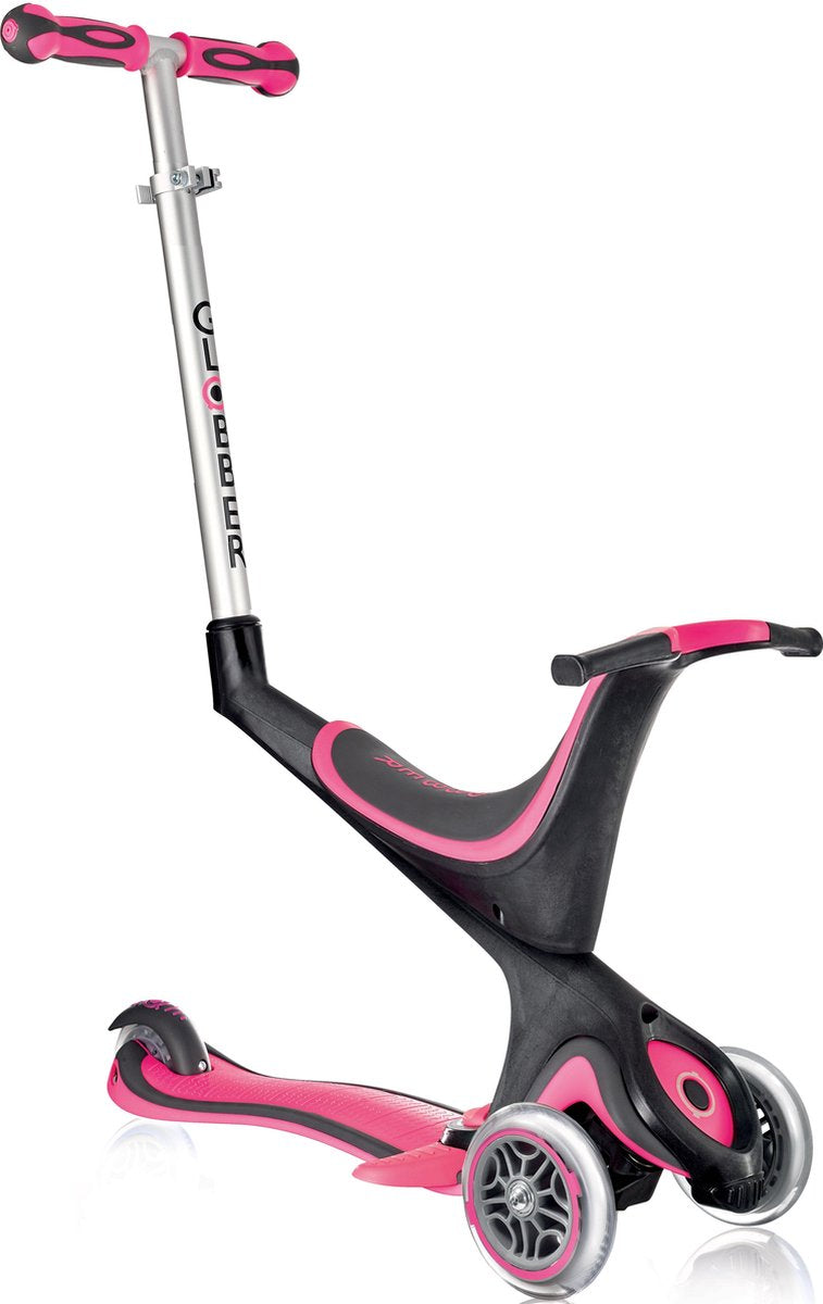 Step Globber kids MyFree Seat 5in1 roze