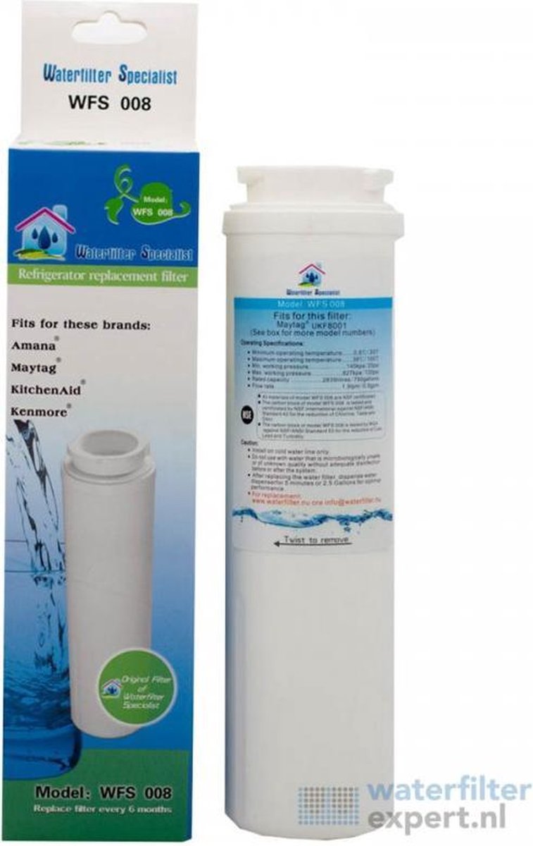 UKF8001 Waterfilter van WFS-008 Koelkast Waterfilter