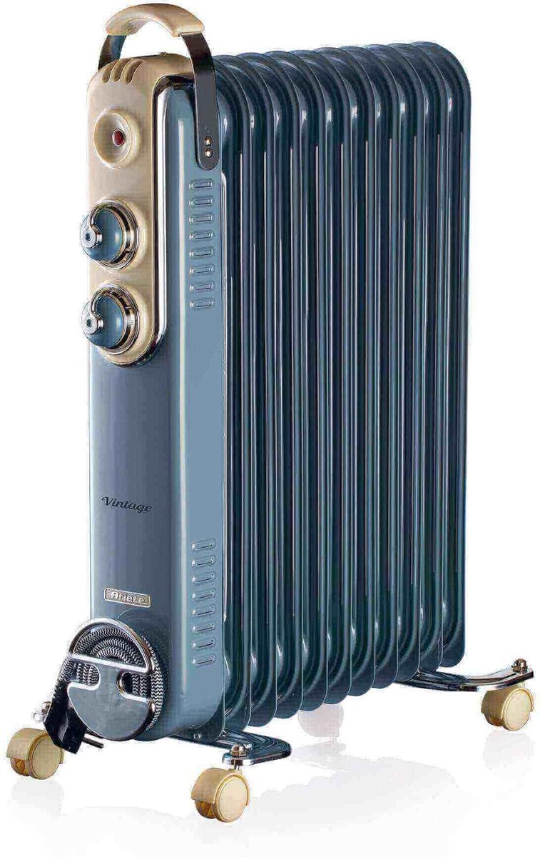 Ariete - Elektrische Olieradiator - 11 Vinnen - Vintage Blauw
