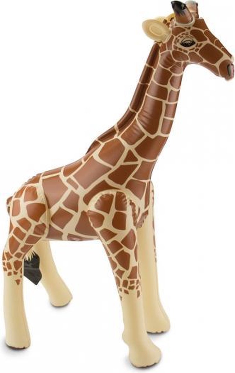 Opblaas giraffe 74 x 65 cm