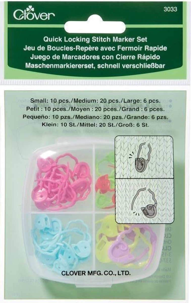 Clover-Stekenmarkeerders - set - 36 st