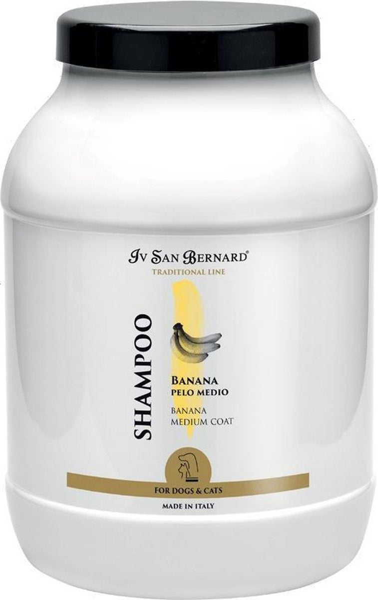 I.s.b. Shampoo Huisdier Banana Medium Coat 3000 Ml Wit