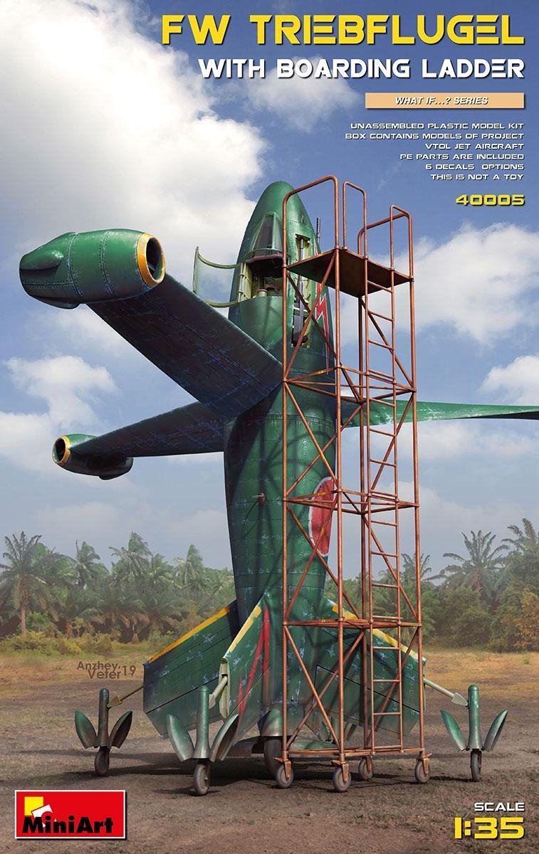 Miniart - Focke-wulf Triebflugel W Boarding Ladder 1:35 (1/20) * - MIN40005 - modelbouwsets