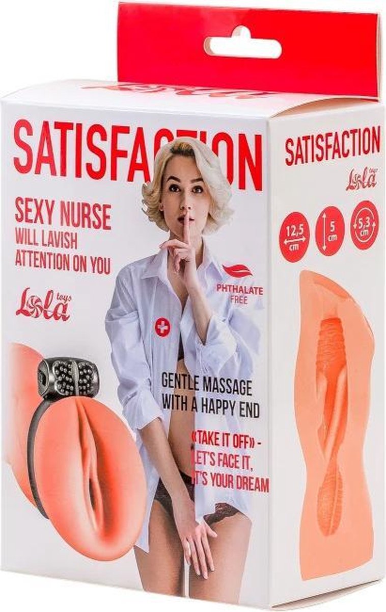 Masturbator with a vibrocockring Satisfaction Magazine Nurse