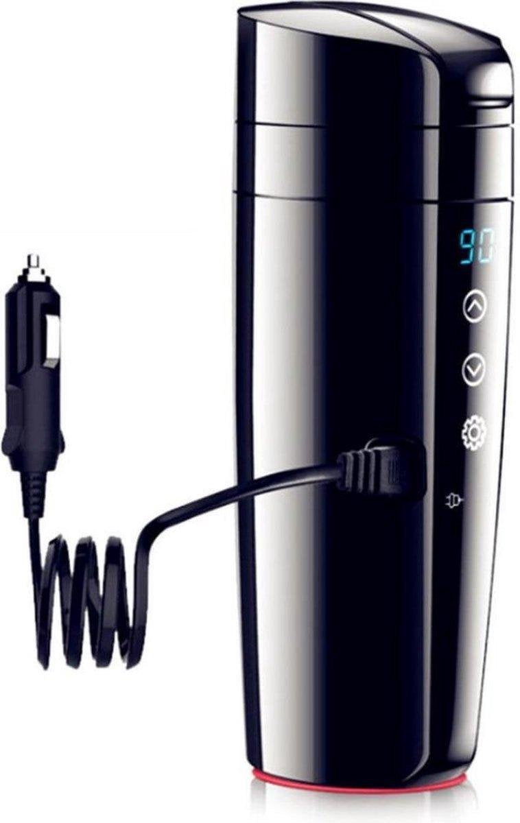 SpeedCare® 12V Reiswaterkoker – Auto Waterkoker – Camping Waterkoker – Luxe Zwart
