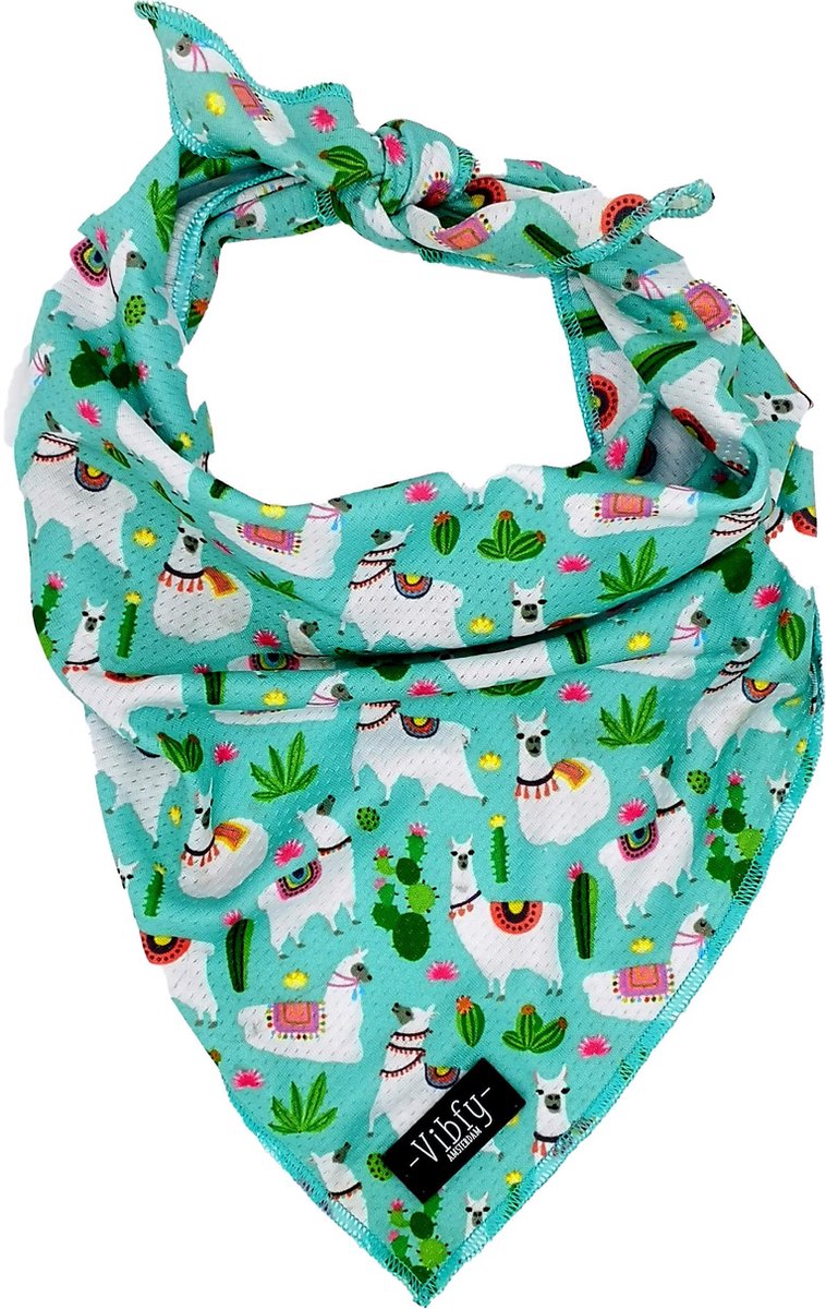Vibfy | Cooling Bandana voor honden | Alpaca's! | One-size