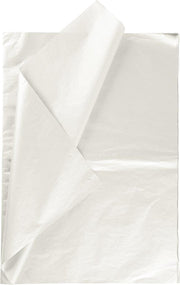 Tissuepapier. vel 50x70 cm.  17 gr. parelmoer. 25vellen