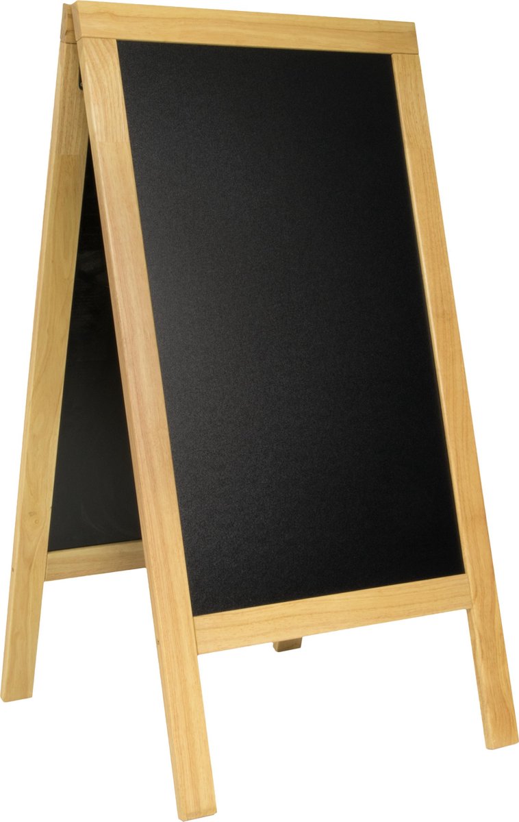 Securit Stoepbord groot deluxe blank SBS-B-135