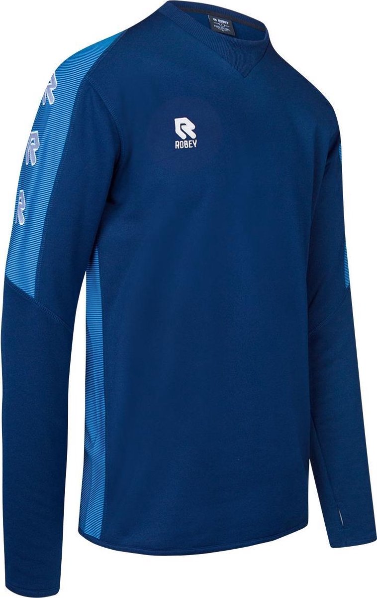 Robey Performance Sweater (maat L) - Navy/Sky Blue