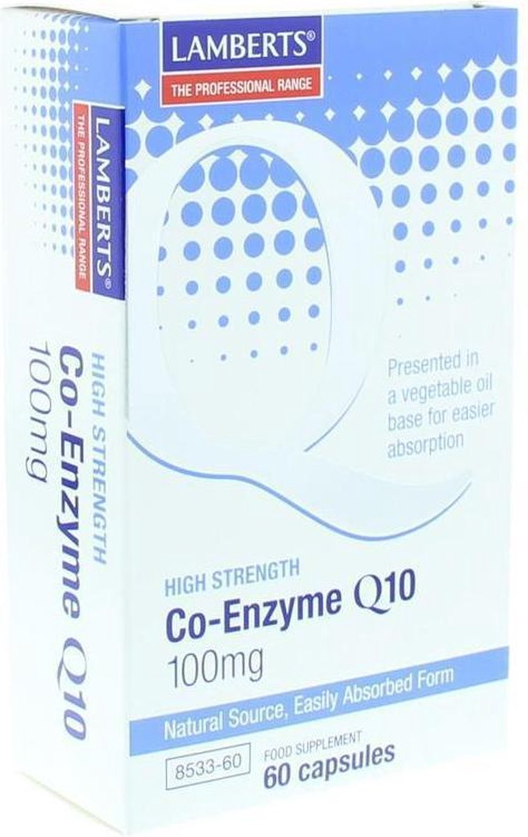 Lamberts Co-enzima Q10 100 Mg 60 Caps