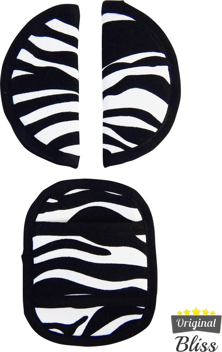 Wallabiezzz - Gordelbeschermers Maxi Cosi - Gordelhoes - Zebra