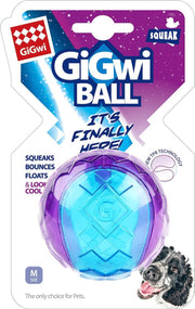 GiGwi GiGwi BALL SQUEAK Hondenspeelgoed - 6cm - Blauw -Duurzaam -  Ontwikkeling Intelligentie