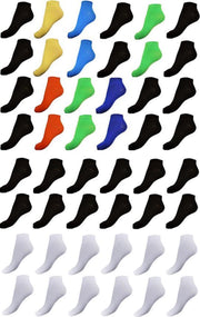 sneakersokken multi kleuren 24 paar maat 40-44