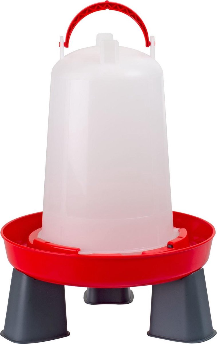 Olba Drinktoren rood met pootjes - 1