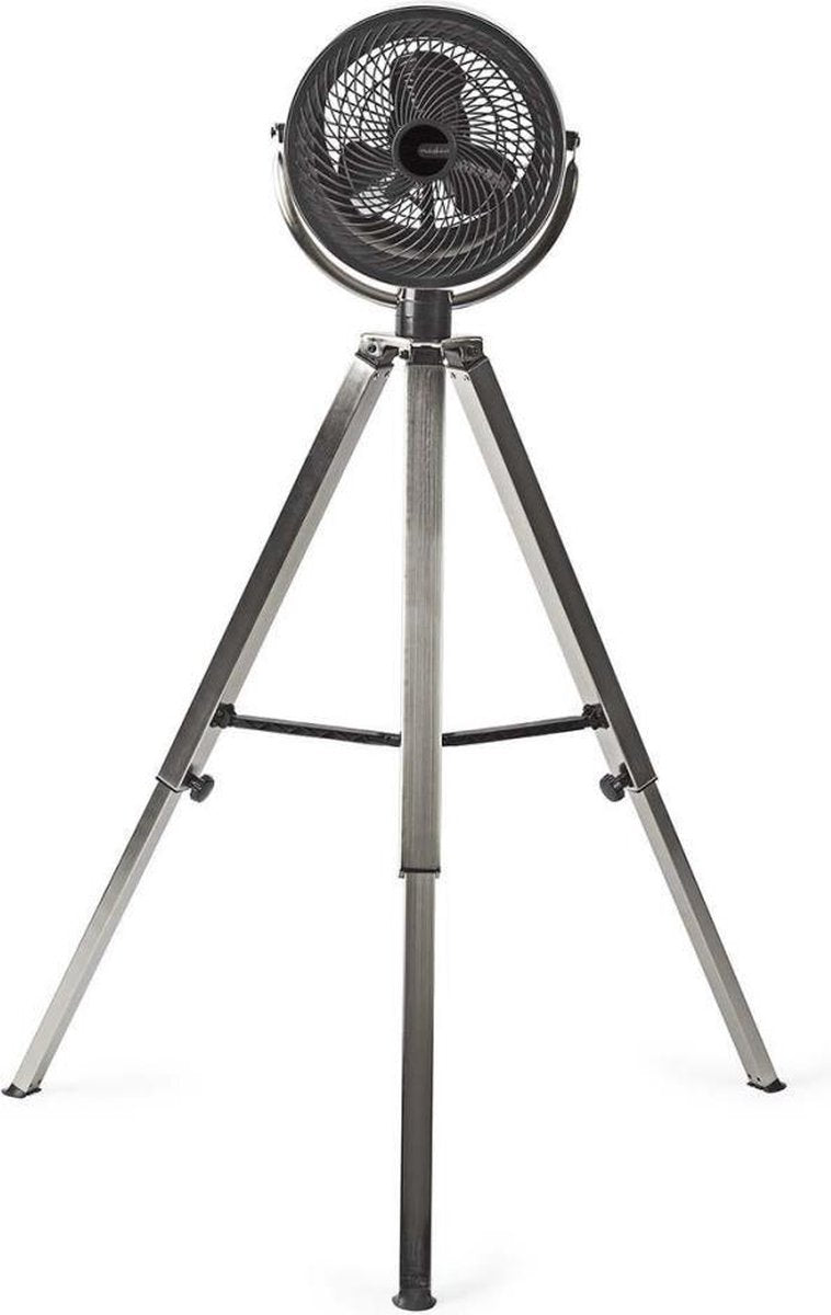 Ventilator op Driepoot | Diameter 25 cm | 3 snelheden | Geborsteld metaal
