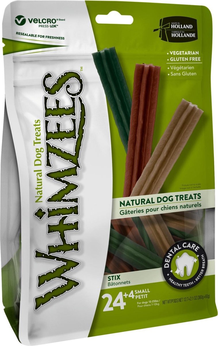 Whimzees Stix Hondensnack - 12 cm - 24 Stuks