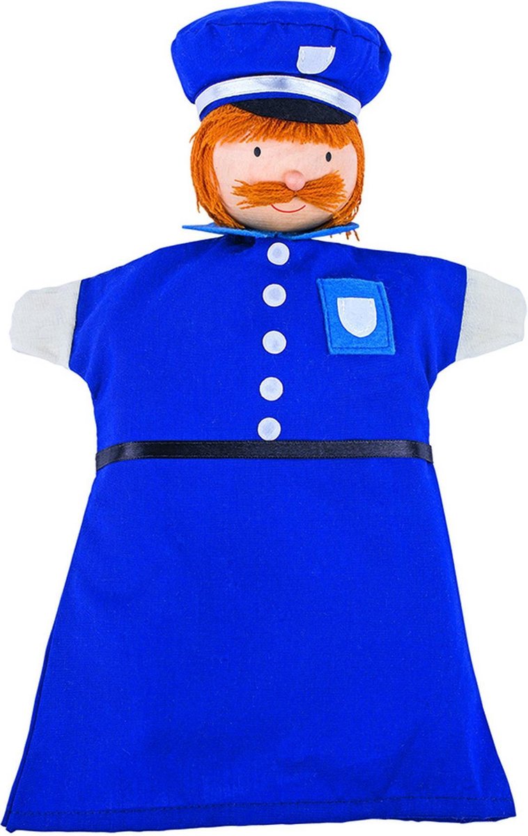 Goki Handpop politieman 30cm
