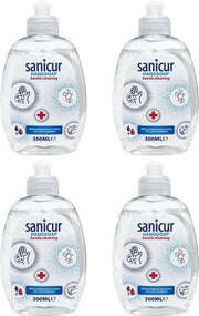 Sanicur Handzeep - antibacteriële werking - 4 X 300 ml