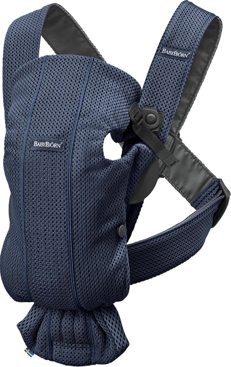BABYBJÖRN Draagzak Mini - Donkerblauw 3D Mesh