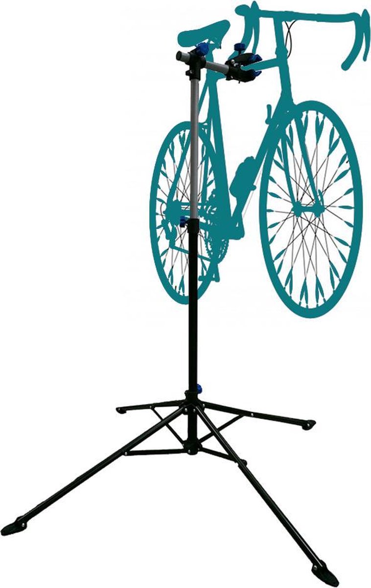 IVOL Verstelbaar Fiets montagestandaard PRO - Fiets ophangsysteem met gereedschapsbakje